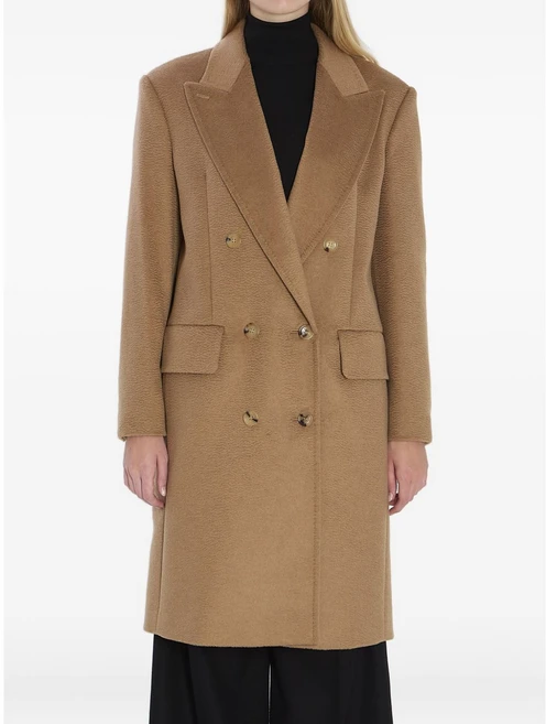 막스마라 더블 브레스티드 코트