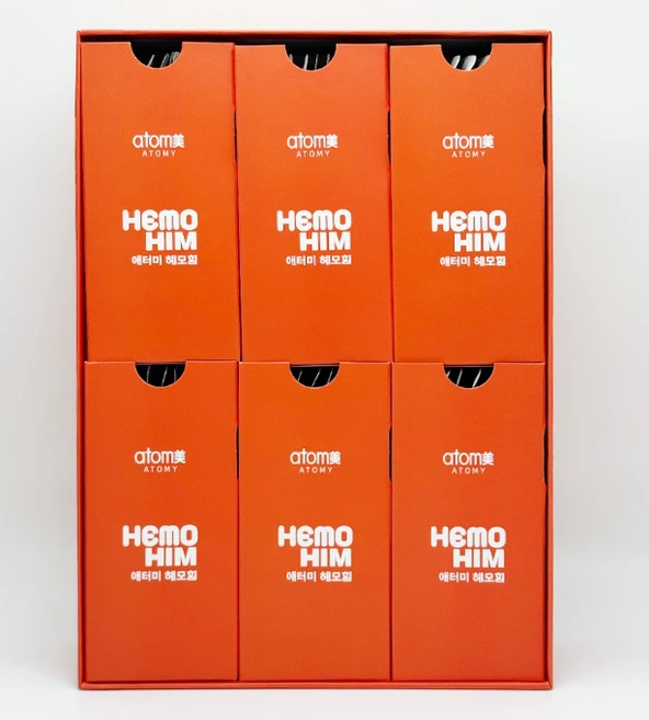 애터미 헤모힘 면역력 강화 20ml x 60포 면역케어 개선 건강관리, 1.2L, 1박스