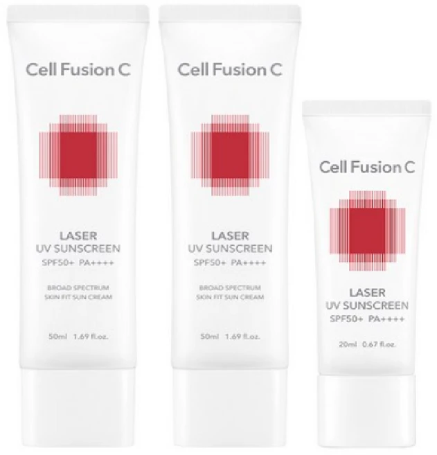 셀퓨전씨 레이저 유브이 썬스크린 50ml x 2p + 20ml 세트 SPF50+ PA++++, 1개