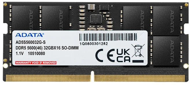 ADATA 노트북 DDR5-5600 CL46 서린 (16GB), 1개