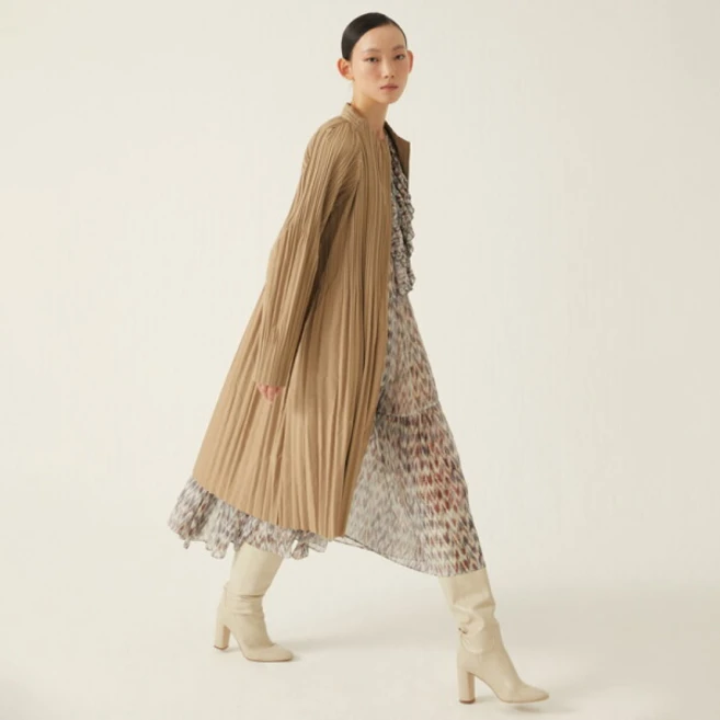 [플리츠미] 플리츠 저운티 코트_HPJKF124L27