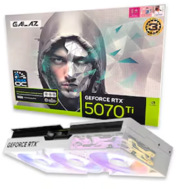 갤럭시 GALAZ 지포스 RTX5070 Ti WHITE OC D7 16GB