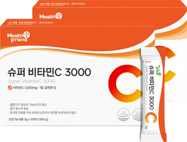 헬스프랜드 슈퍼 비타민C 3000 100포, 2개, 300g