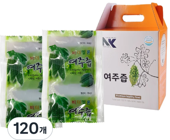 NK협동조합 국내산 NK 여주즙, 120개, 70ml