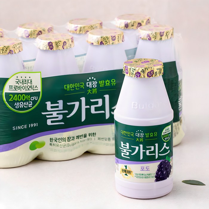 남양유업 불가리스 포도, 150ml, 8개 대표 이미지 - 똥 잘나오는 법 추천