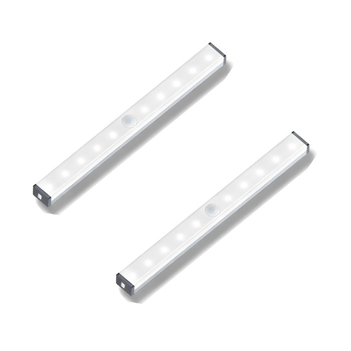 노바리빙 LED 무선 충전식 센서등 210mm, 주광색, 2개 노바리빙 LED 무선 충전식 센서등 210mm, 주광색, 2개