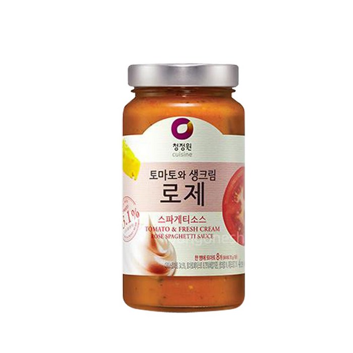 청정원 로제 스파게티소스 600g x3개 + 면500g증정 대표 이미지 - 로제소스 추천