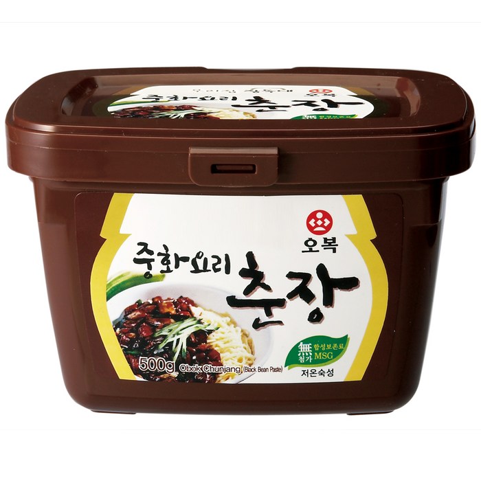 [오복] 중화요리 춘장 500g 용기, 1개 대표 이미지 - 춘장 추천