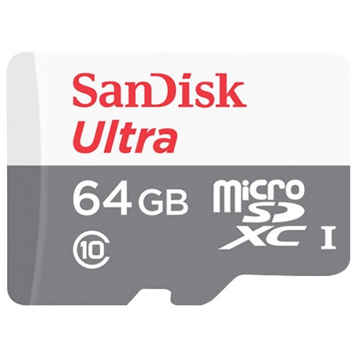 샌디스크 울트라 microSD 메모리카드 CLASS10, 64GB