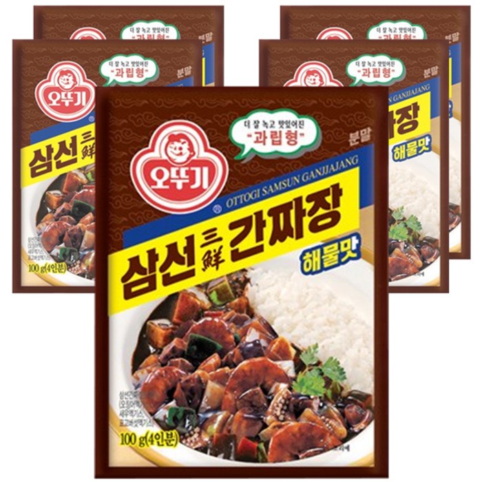 오뚜기 삼선 간짜장 과립형, 100g, 5개 대표 이미지 - 간짜장 추천