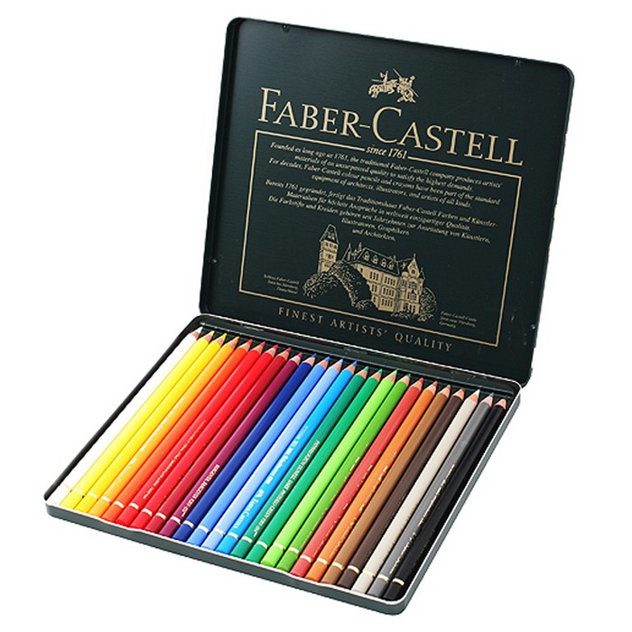 파버카스텔 전문 수채 색연필, 24색