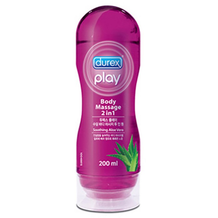듀렉스 플레이 2in1 마사지젤 수딩 200ml 러브젤, 1개 대표 이미지 - 성생활용품 추천