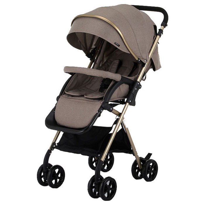 에어보스 B2 휴대용유모차, 모카 브라운 대표 이미지 - 에어보스 유모차 추천