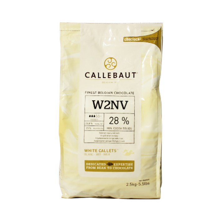 깔리바우트 커버춰 초콜릿 화이트, 400g, 1개 대표 이미지 - 초콜릿 커버춰 추천