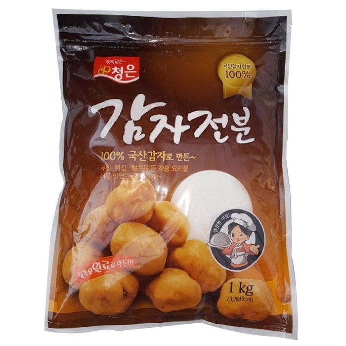 청은 감자전분 국산, 1kg, 1개 대표 이미지 - 감자전분 추천