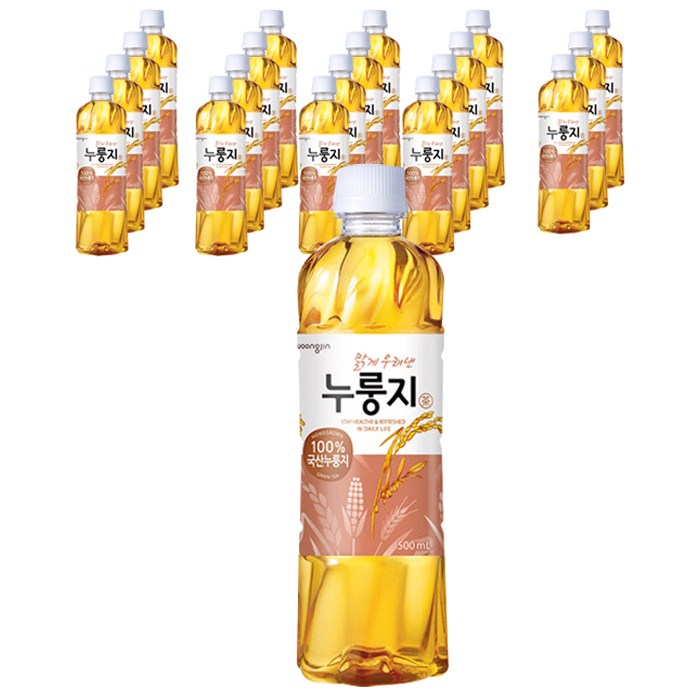 웅진 맑게우려낸 누룽지차, 500ml, 20개 대표 이미지 - 맛있는 김 추천