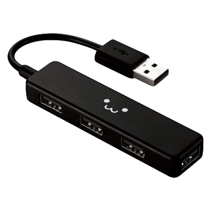 엘레컴 기특한 USB허브 U2H-SN4BF-G, 블랙 대표 이미지 - USB 허브 추천