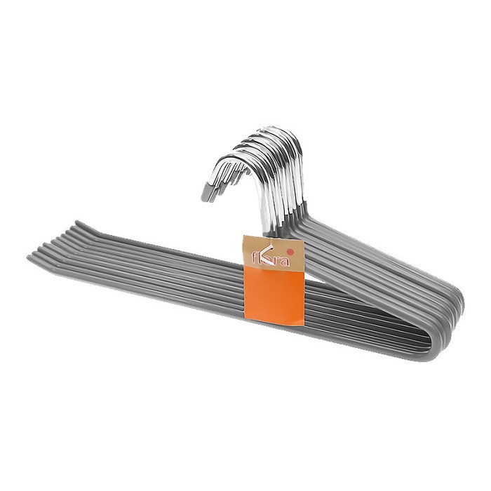 네이쳐리빙 논슬립 코팅 1단 바지걸이, 그레이, 10개 대표 이미지 - 바지걸이 추천