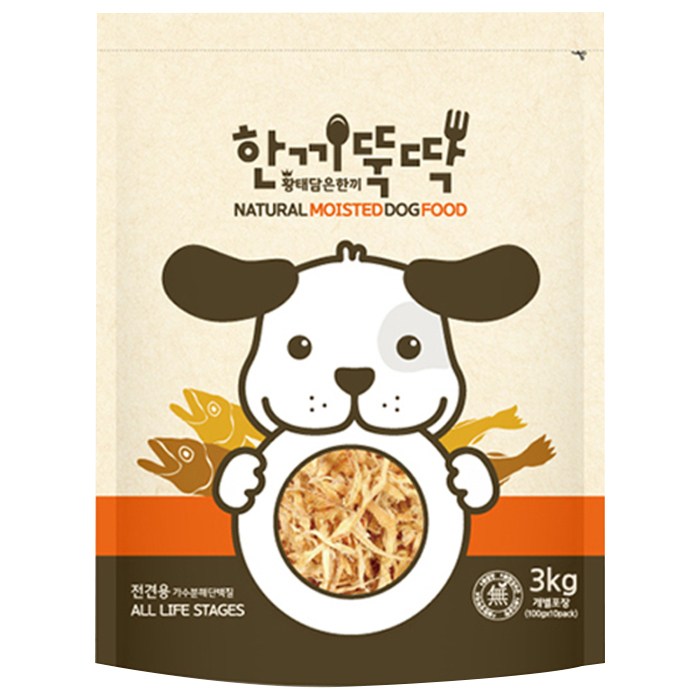 한끼뚝딱 황태와 양고기 습식사료, 3kg, 1개 대표 이미지 - 반려동물 습식사료 추천