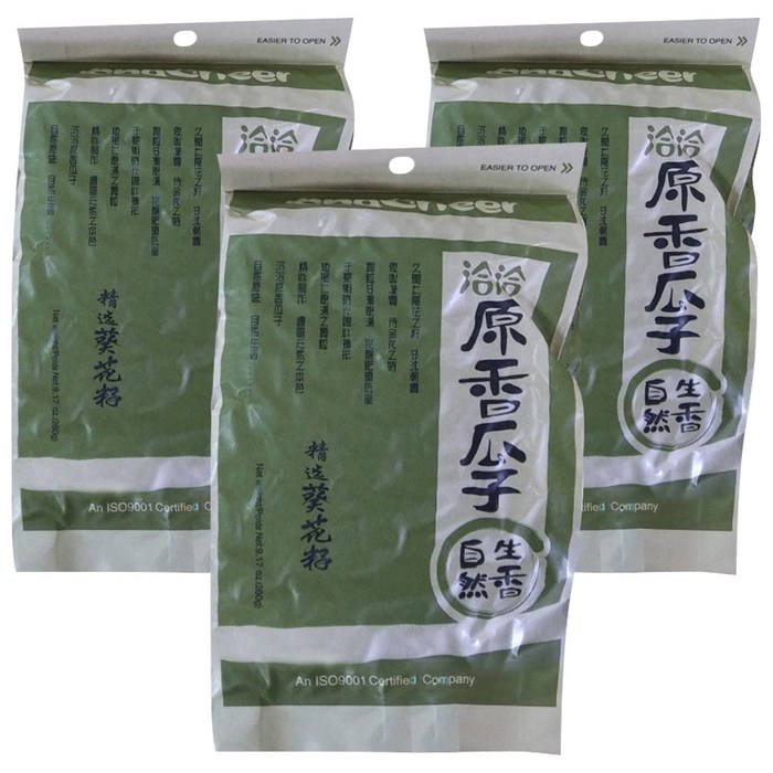 챠챠 해바라기씨, 260g, 3개 대표 이미지 - 해바라기씨 추천