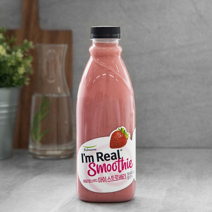 풀무원 냉장 풀아임 리얼 스무디 스트로베리, 700ml, 1개 대표 이미지 - 풀무원 아임리얼 추천