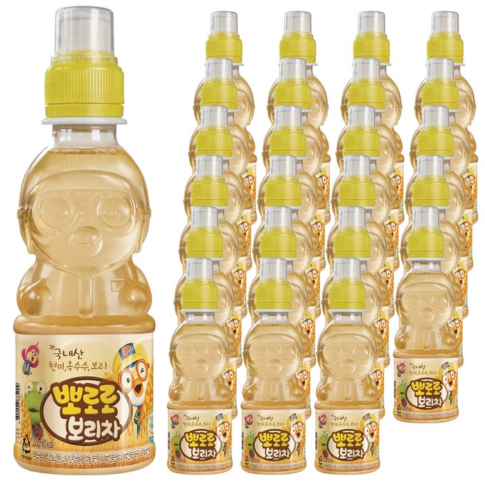 팔도 뽀로로 아기보리차 220ml, 보리차, 24개 대표 이미지 - 보리차 음료수 추천