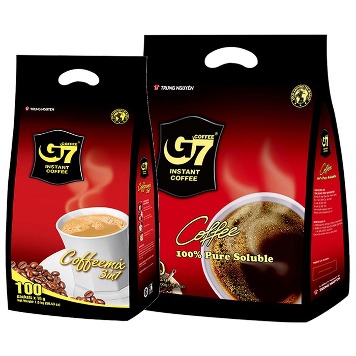 G7 블랙 커피 믹스 2g x 200p + G7 3in1 커피믹스 16g x 100p, 1세트 대표 이미지 - g7 커피 추천