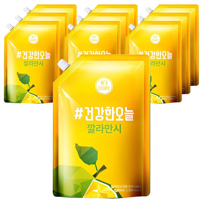 건강한오늘 깔라만시 원액, 1000ml, 10개입 대표 이미지 - 깔라만시 원액 추천