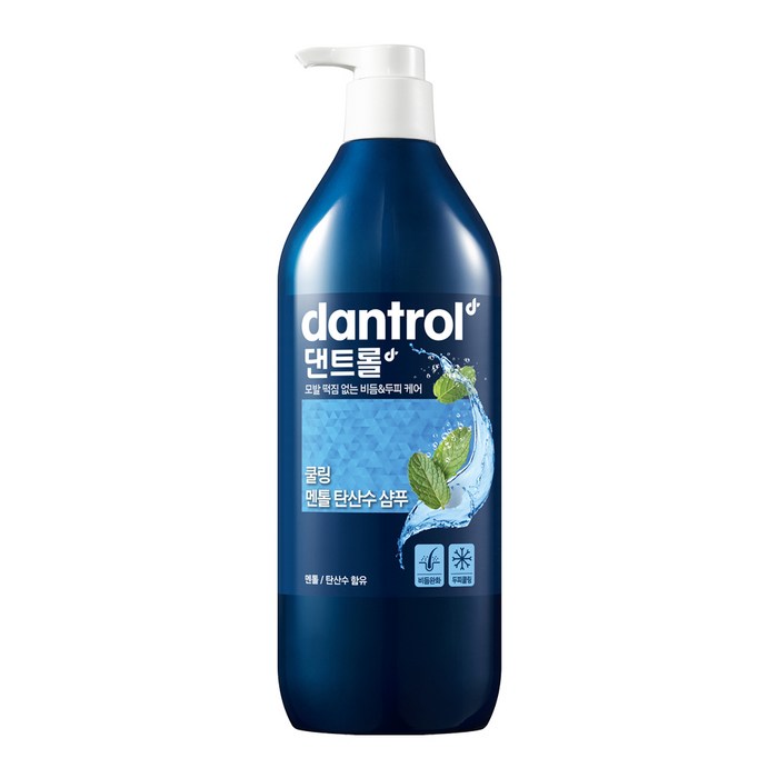 AP 댄트롤 쿨링 멘톨 탄산수 샴푸 820ml, 1개 대표 이미지 - 멘솔 샴푸 추천