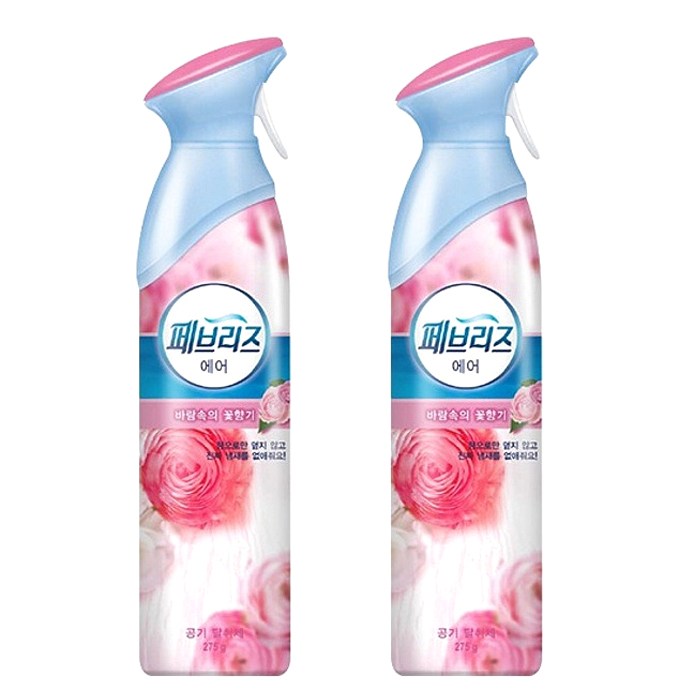 페브리즈 에어 공기탈취제 바람속의꽃향기, 275g, 2개 대표 이미지 - 담배냄새 탈취제 추천