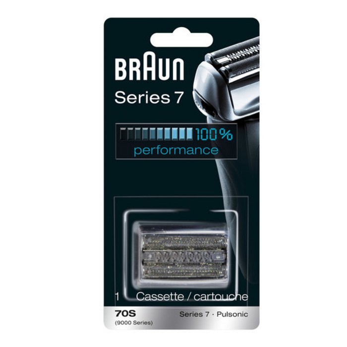 BRAUN 시리즈7 전기면도기 망 날 세트 70S, 실버 대표 이미지