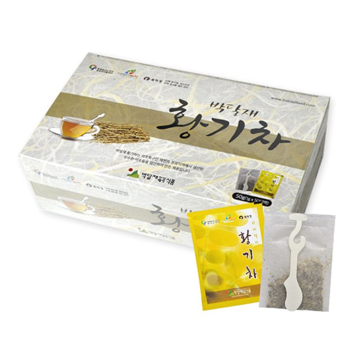 박달재한방웰빙식품 황기 티백차 50개입, 1g, 50개 대표 이미지 - 황기 추천
