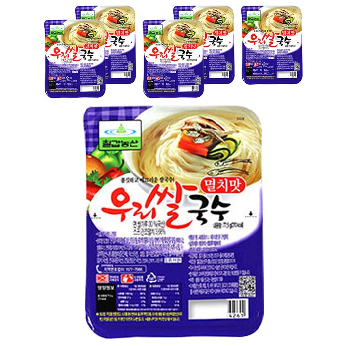 칠갑농산 우리쌀국수 멸치맛, 77.5g, 6개입 대표 이미지 - 베트남 쌀국수 추천