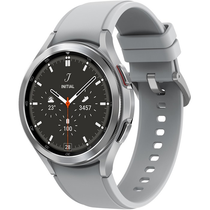 삼성전자 갤럭시 워치 4 클래식 46mm LTE 자급제, SM-R895N, 실버, 4.6cm 대표 이미지 - 40만원대 워치 추천