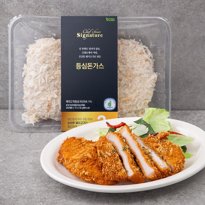 셰프초이스시그니처 등심 돈가스, 550g, 1개 대표 이미지 - 돈까스 맛집 추천