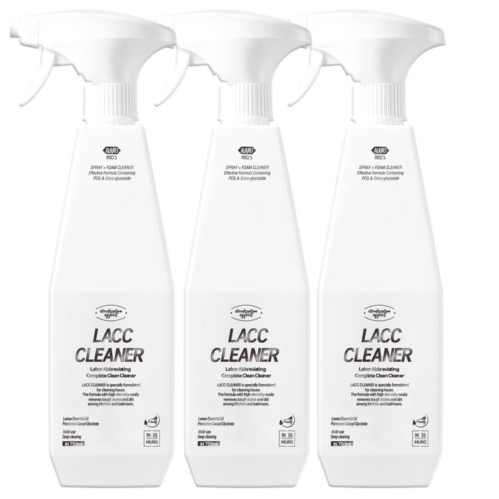 무로 락클리너 다목적세정제, 750ml, 3개 대표 이미지 - 창틀 청소 추천
