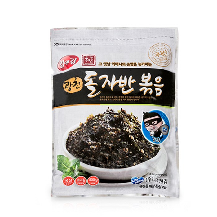 김앤김 & 더국민 광천 돌자반 볶음, 500g, 1개