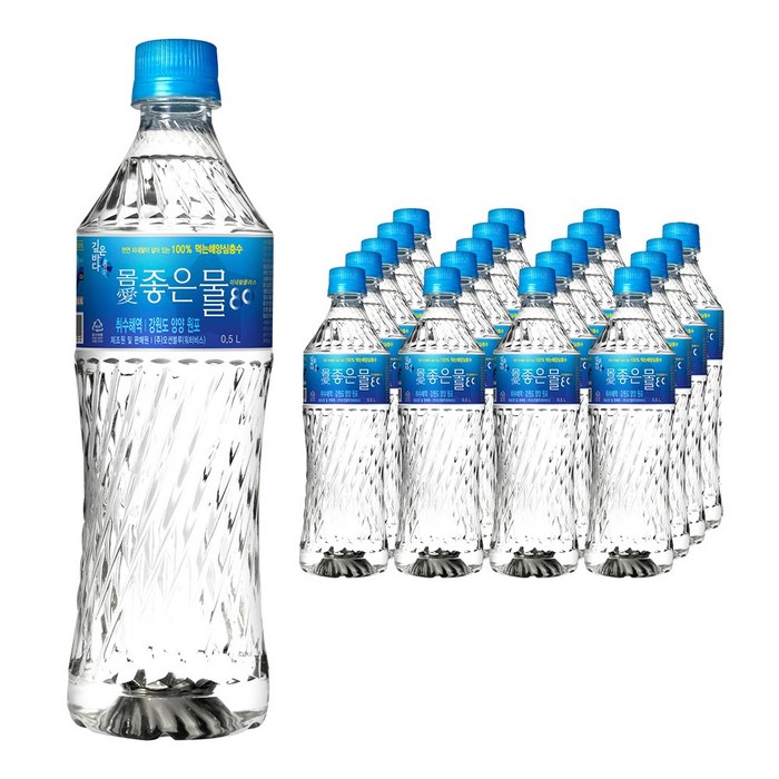 몸애좋은물 80 미네랄 플러스 해양심층수, 500ml, 20개 대표 이미지 - 물 정기배송 추천