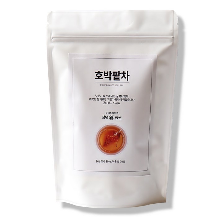 청년농원 저온가공 호박팥차 삼각티백, 1.5g, 50개 대표 이미지 - 호박팥차 추천