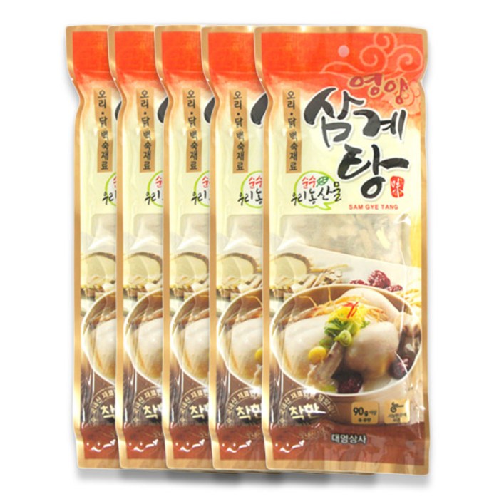 영양 삼계탕 재료, 90g, 5개 대표 이미지 - 황기 추천