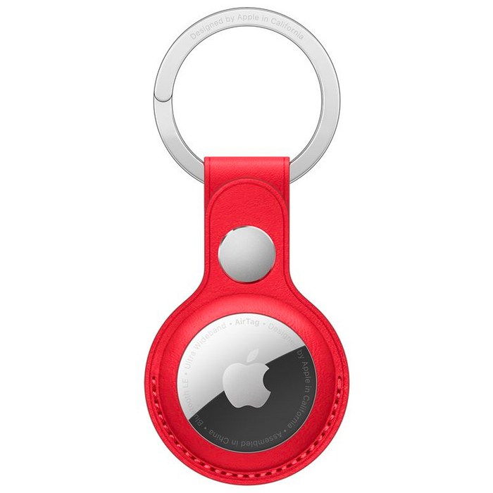 Apple 휴대폰 에어태그 가죽 키링, PRODUCT RED(MK103FE/A), 1개 대표 이미지 - 애플 에어태그 케이스 정품 추천