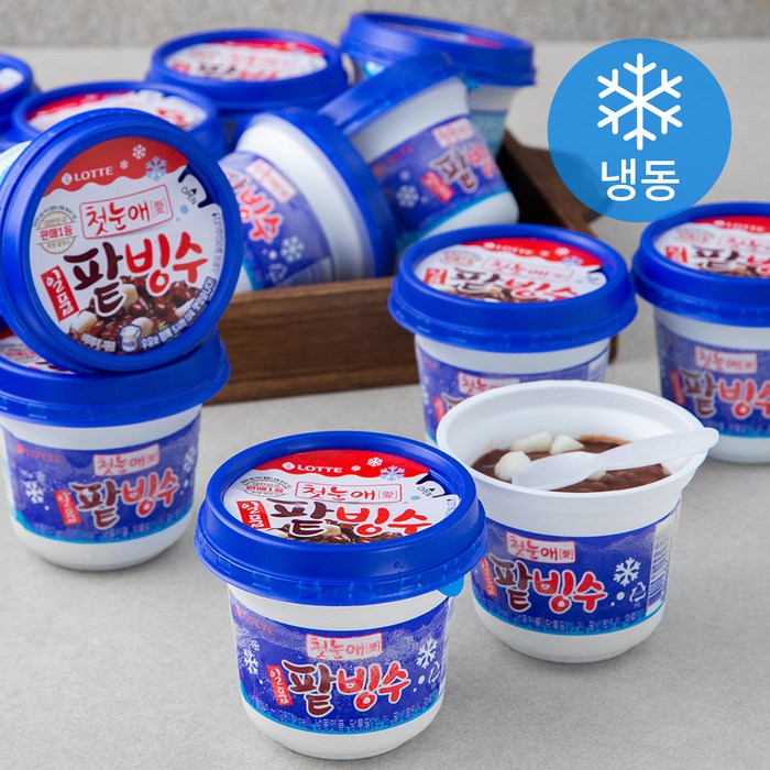 롯데제과 일품 팥빙수 (냉동), 240ml, 12입 대표 이미지 - 롯데 아이스크림 추천