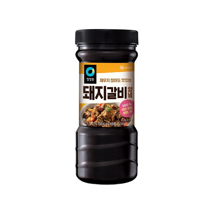 청정원 돼지갈비 양념장, 840g, 1개 대표 이미지 - 양념장 추천