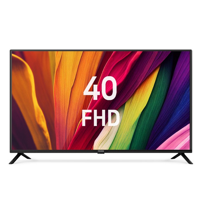 프리즘 FHD LED TV, 101.6cm(40인치), PT400FD, 스탠드형, 자가설치 대표 이미지 - 중소 TV 추천