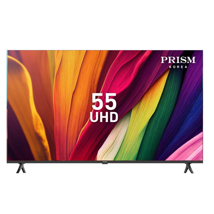 프리즘 4K UHD LED TV, 139.7cm(55인치), PTC550UD, 스탠드형, 고객직접설치 대표 이미지 - 중소 TV 추천