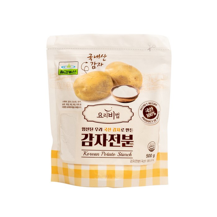 칠갑농산 감자 전분, 500g, 1개 대표 이미지 - 튀김가루 추천