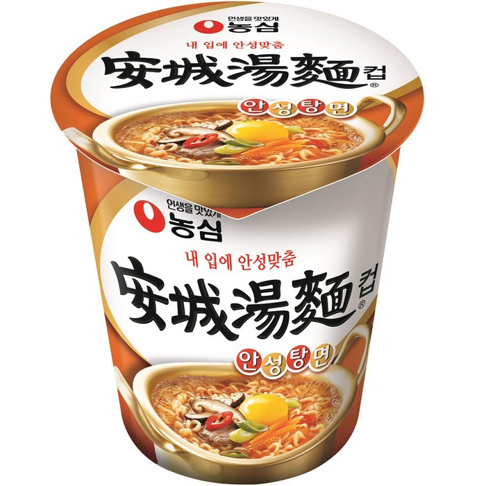 안성탕면 컵라면 66g, 6개 대표 이미지 - 농심 컵라면 추천