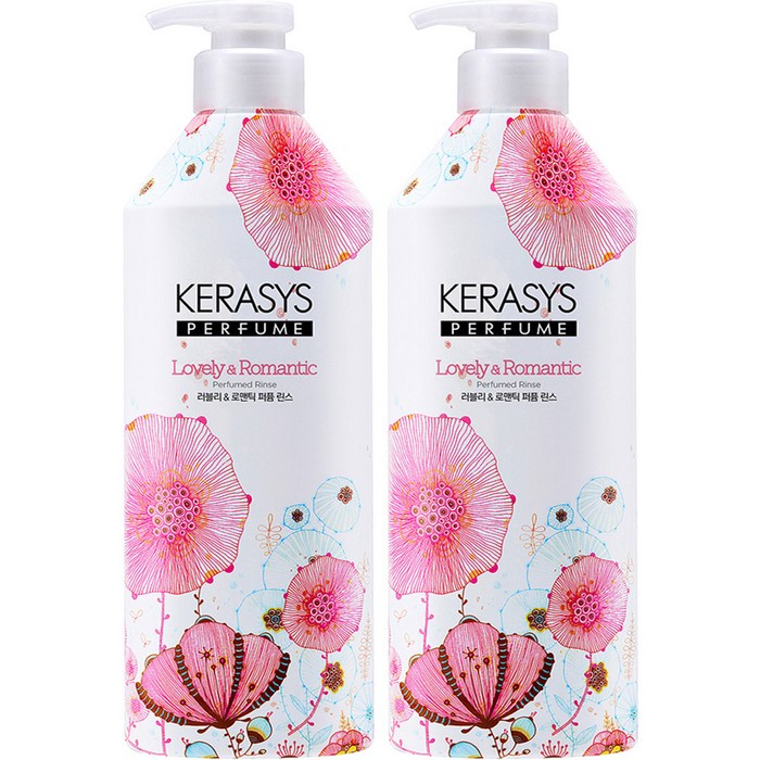 케라시스 퍼퓸 린스 러블리 로맨틱향, 980ml, 2개