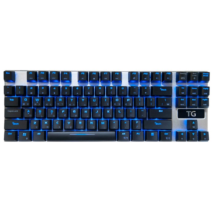TG삼보 텐키리스 기계식 유선 키보드 TG-TK540U, 메탈 대표 이미지