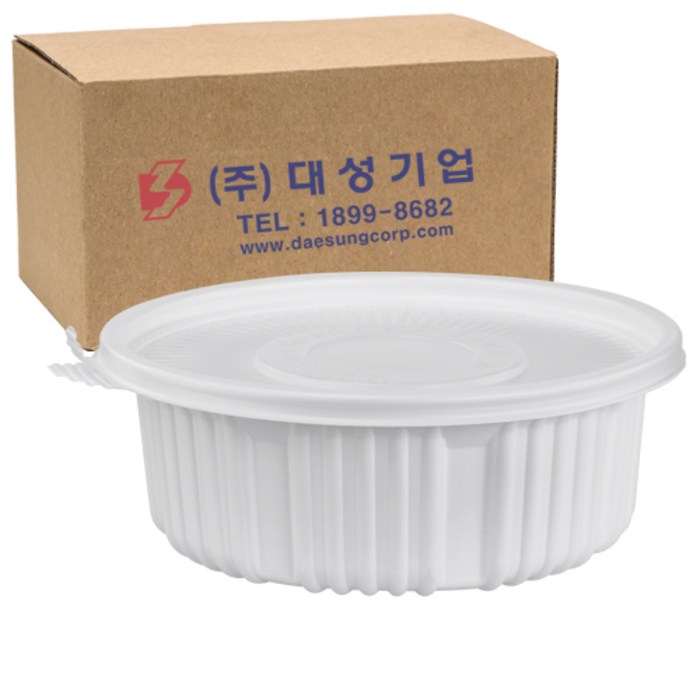 쿡앤락 성형 원형탕 소 1.8L 백색 세트, 100개입, 1개 대표 이미지 - 소스통 추천